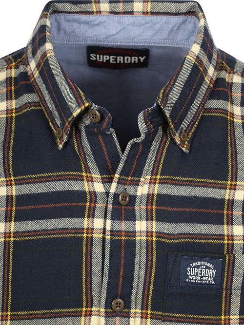 Superdry Shirt Lumberjack Check Navy Product / Detail