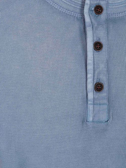 Superdry Trøje Henley Textured Blå Product / Detail