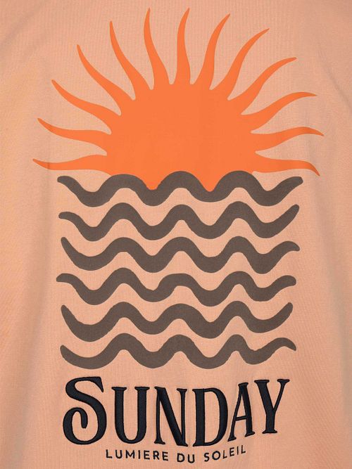 Supply & Co T-shirt Backprint Orange Product / Detail