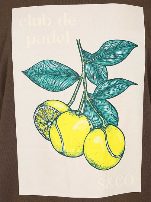 Supply & Co T-shirt Backprint Marron Product / Detail