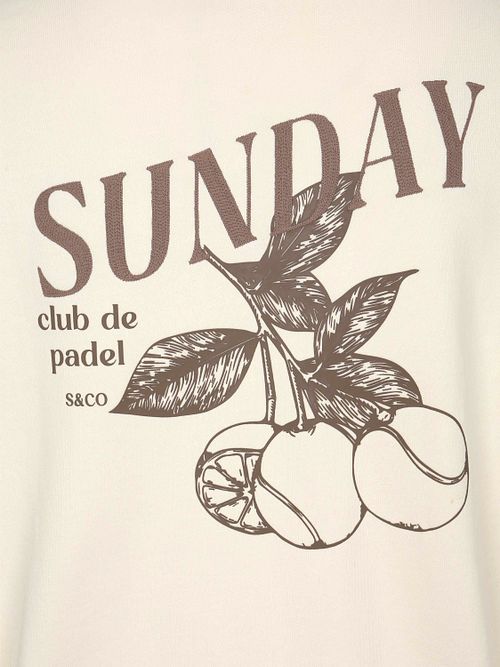 Supply & Co Hoodie Backprint Off White Product / Detail