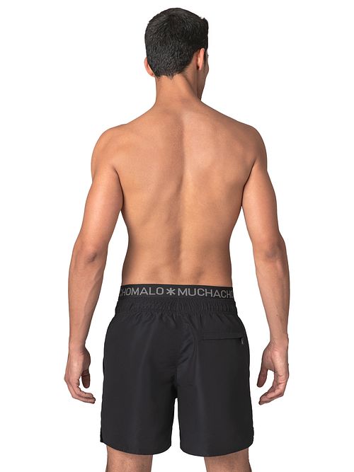 Muchachomalo Solid Badeshorts Svart Model / Achterkant
