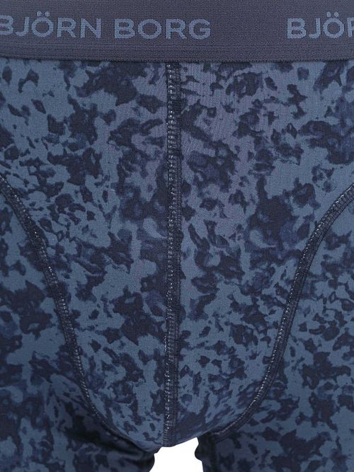 Björn Borg Bomullsstretch Bokser 3-Pakke Mørkeblå Product / Detail