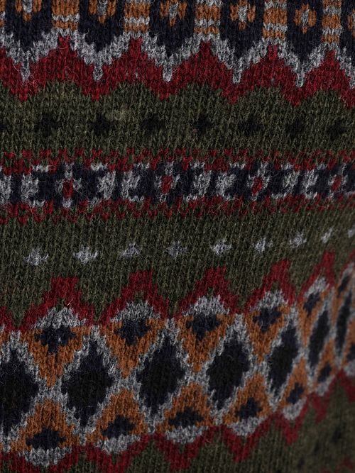 Sweter Barbour Fairisle z wełny w kolorze camel Product / Detail