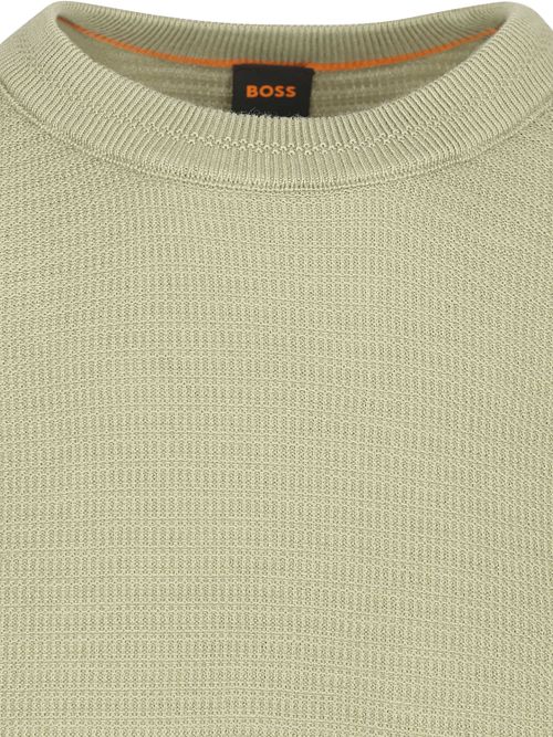 Sweter BOSS Anion jasnozielony Product / Detail