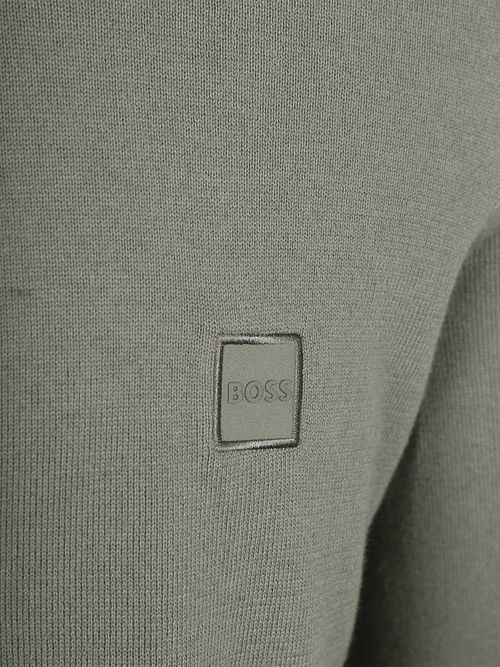 Sweter BOSS Kanobix Half Zip w kolorze zielonym Product / Detail