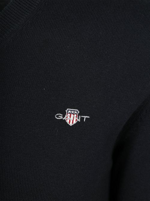 Sweter GANT z dekoltem w serek w kolorze granatowym Product / Detail