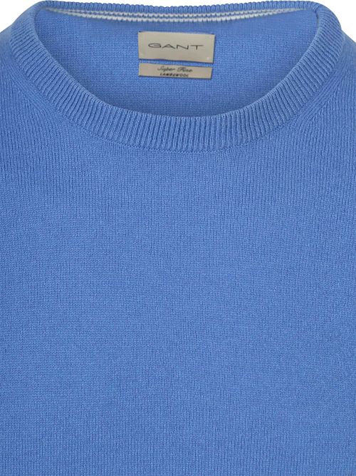 Sweter GANT z wełny jagnięcej w kolorze średniego błękitu Product / Detail