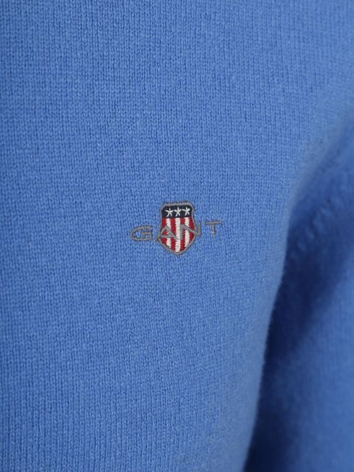 Sweter GANT z wełny jagnięcej w kolorze średniego błękitu Product / Detail