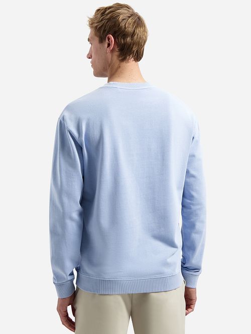 Sweter No Excess w kolorze jasnoniebieskim Model / Achterkant