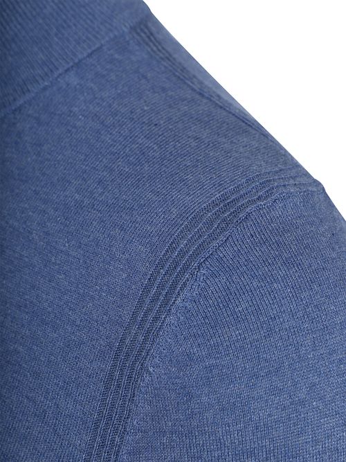 Sweter NZA Akar Melange half zip w kolorze niebieskim Product / Detail