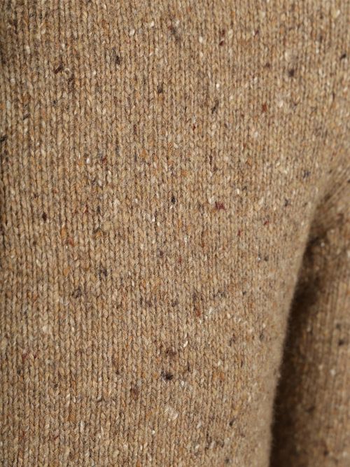 Sweter Suitable z półzamkiem Donnegal Tweed Eco Wool w kolorze beżowym Product / Detail