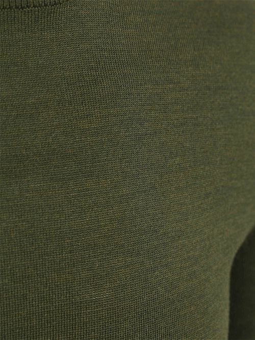 Sweter Suitable z wełny merynosów w kolorze militarnej zieleni Product / Detail