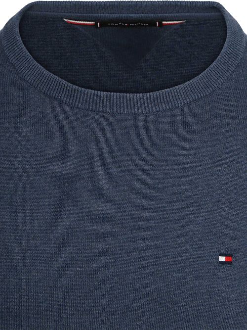 Sweter Tommy Hilfiger Essential z okrągłym dekoltem w kolorze granatowym Product / Detail