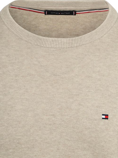 Sweter Tommy Hilfiger Essential z okrągłym dekoltem w kolorze greige Product / Detail