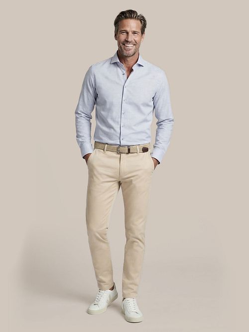 Suitable Koszula Melange Szara Model / Voorkant