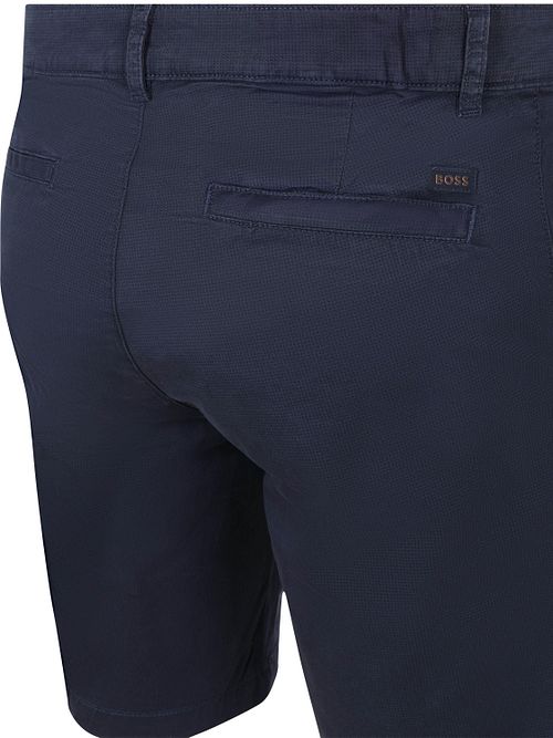 Szorty chino BOSS slim fit w kolorze granatowym Product / Achterkant
