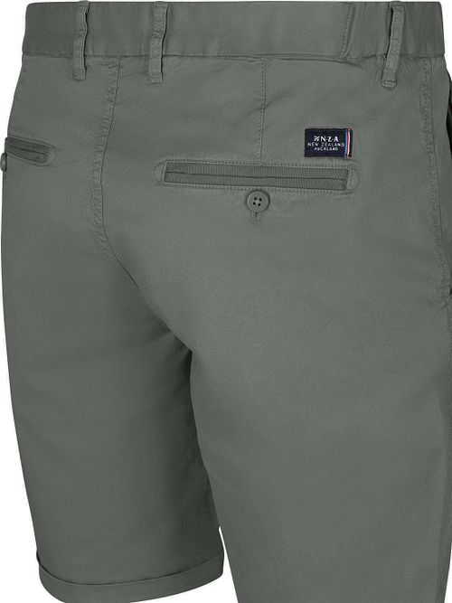 Szorty NZA Spring Army z elastycznego twillu w kolorze zielonym Product / Achterkant