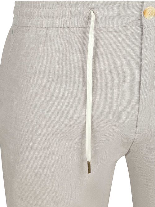 Szorty Scotch and Soda Fave z bawełny i lnu w kolorze greige Product / Detail