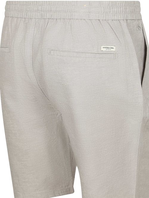 Szorty Scotch and Soda Fave z bawełny i lnu w kolorze greige Product / Achterkant