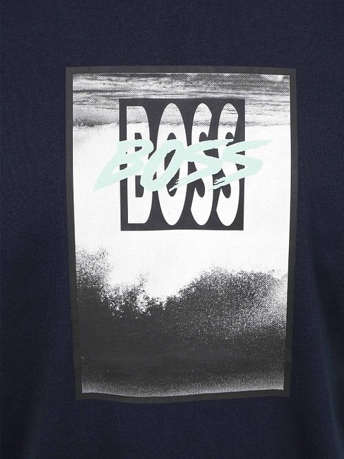 T-shirt BOSS Te DJ w kolorze granatowym Product / Detail