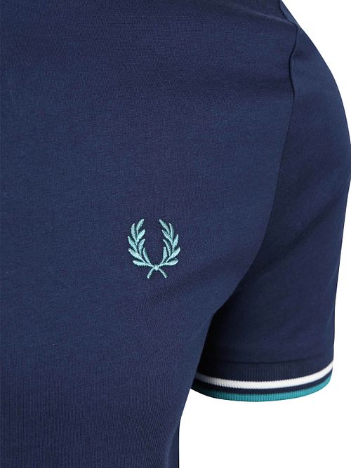 T-shirt Fred Perry Twin Tipped 86A w kolorze granatowym Product / Detail