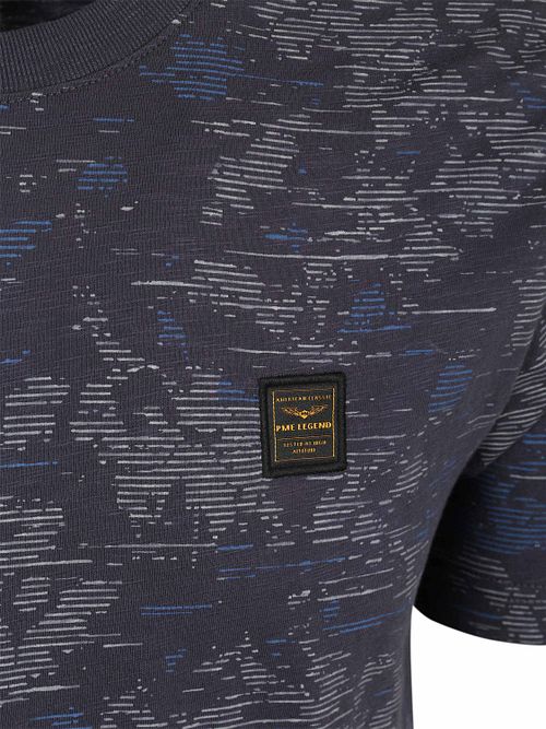 T-shirt PME Legend Slub Graphite w kolorze antracytowym Product / Detail