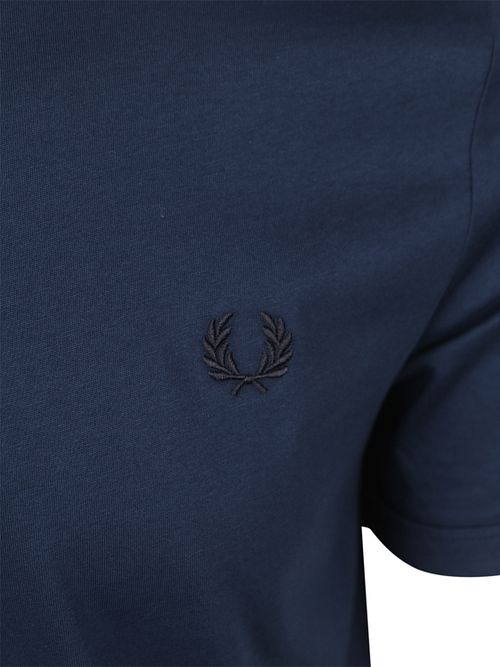T-Shirt Ringer Tennis Fred Perry blu Product / Detail