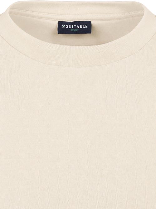 T-shirt Suitable Rink con stampa sul retro in jersey pesante ecru Product / Detail