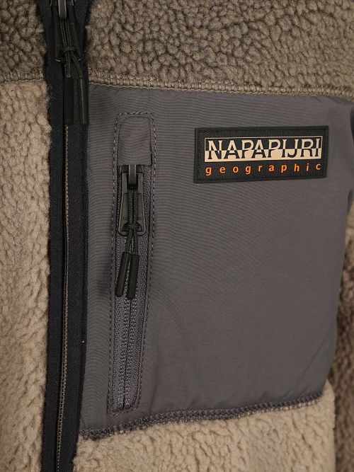 Napapijri Cardigan Yupik Fleece Nature Product / Detail