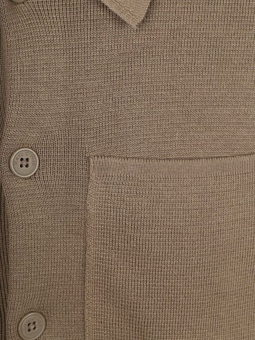 Marc O'Polo Surchemise Knitted Taupe Product / Detail