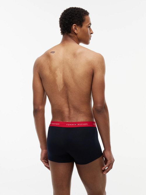 Bokserki Tommy Hilfiger Trunk wielokolorowe – zestaw 3 par Model / Achterkant
