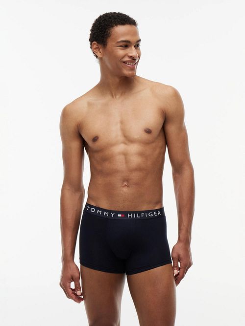 Tommy Hilfiger bokserki typu trunk 3-pack granatowy/biały/czerwony Model / Voorkant