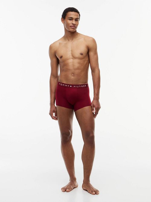 Tommy Hilfiger bokserki typu trunk 3-pack granatowy/biały/czerwony Model / Voorkant