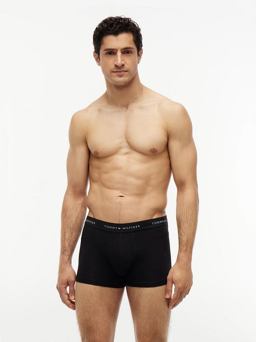 Tommy Hilfiger Boxer Trunk 3-Pack Blue Model / Voorkant