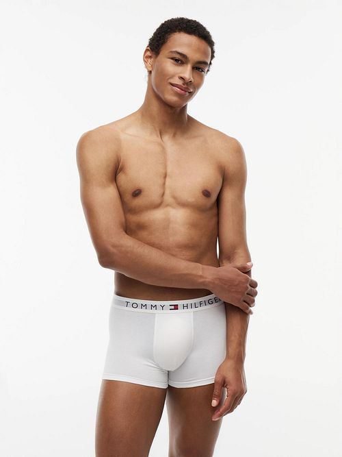 Tommy Hilfiger Boxer Trunk 3-Pack Navy/Bianco/Rosso Model / Voorkant