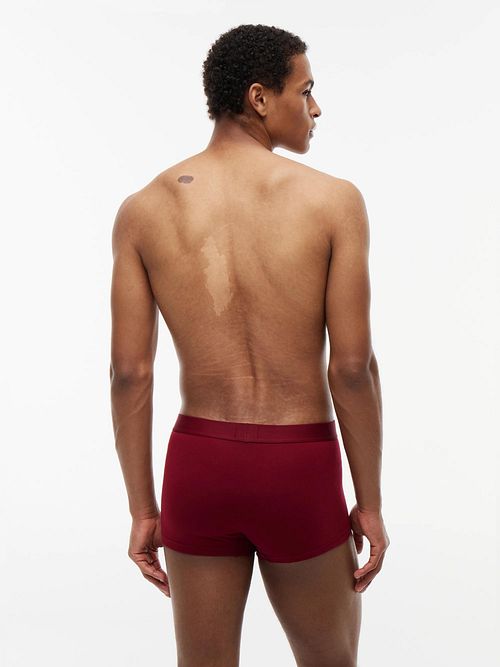 Tommy Hilfiger Boxer Trunk 3-Pack Navy/Bianco/Rosso Model / Achterkant