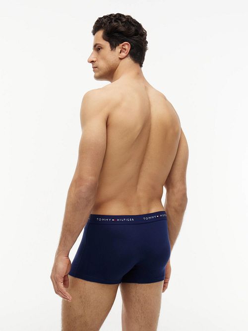 Tommy Hilfiger Boxer Trunk 3-pack Blå Model / Achterkant