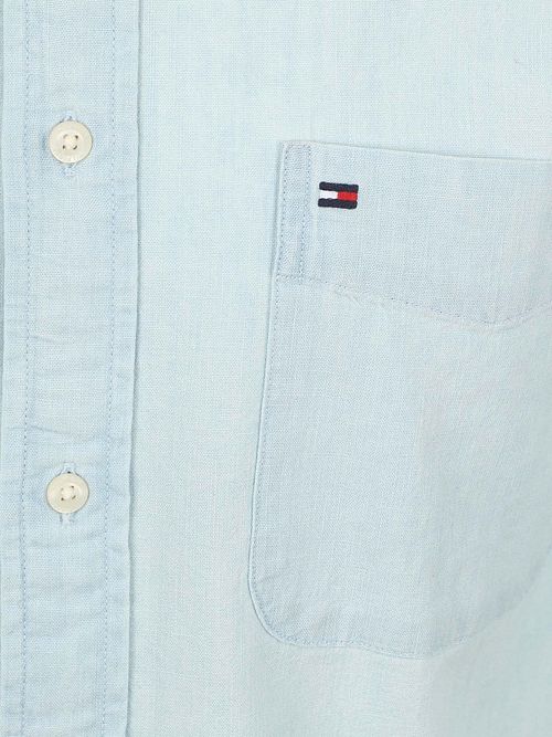 Tommy Hilfiger Chambray Overhemd Lichtblauw Product / Detail