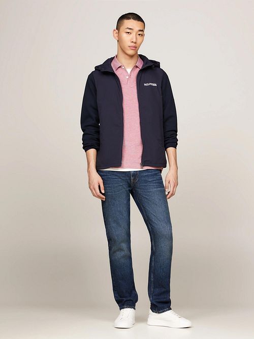 Chaleco Tommy Hilfiger con textura azul marino Model / Voorkant