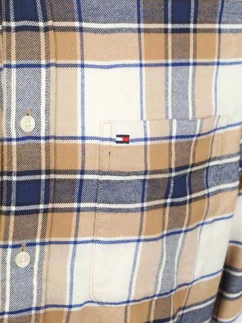 Tommy Hilfiger Flannel Shirt Checks Beige Product / Detail