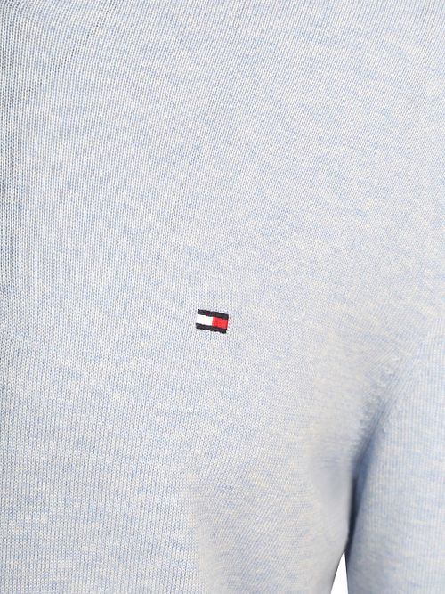 Tommy Hilfiger Half Zip Pullover Essential Hellblau Product / Detail