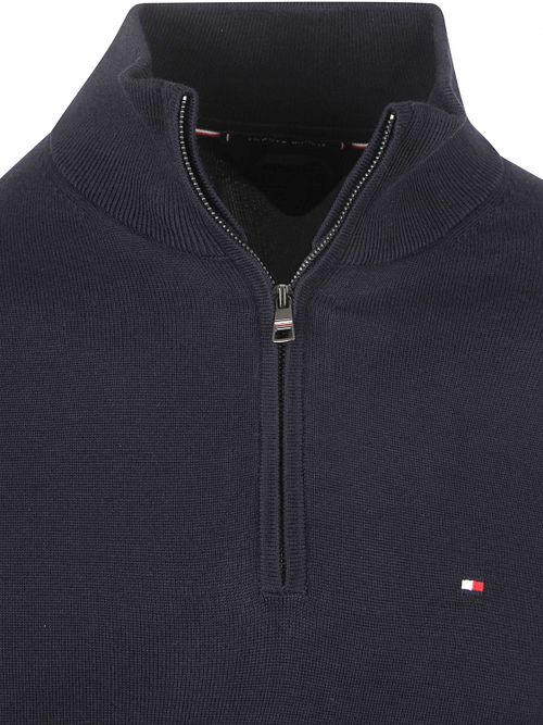 Tommy Hilfiger Half Zip Trui Essential Navy Product / Detail