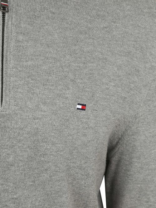 Tommy Hilfiger Halvglidelås Genser Essential Grå Product / Detail