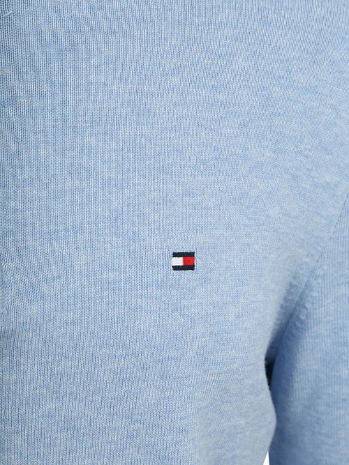 Tommy Hilfiger Halvzip Tröja Essential Ljusblå Product / Detail