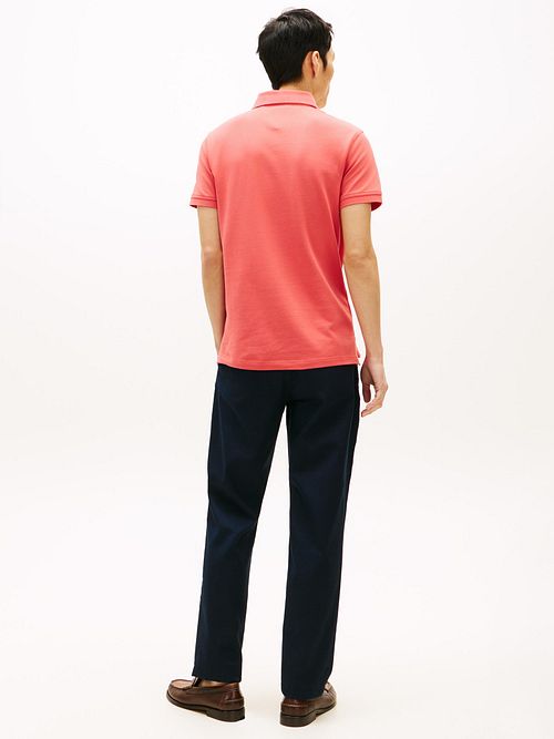 Tommy Hilfiger 1985 Polo Vintage Rød Model / Achterkant