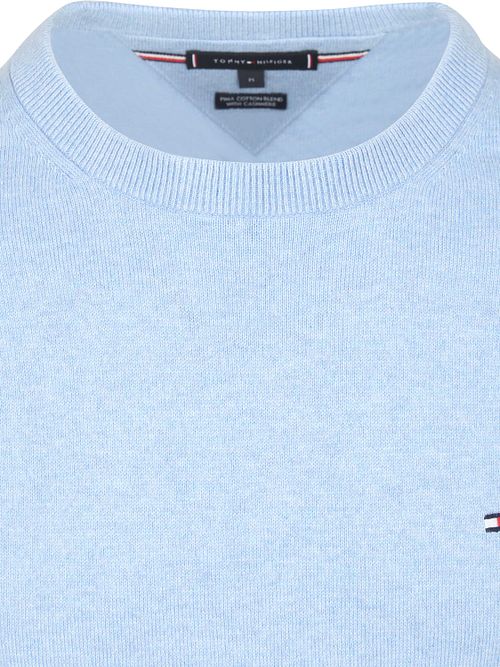 Tommy Hilfiger Pullover Cotton Kaschmir Hellblau Product / Detail