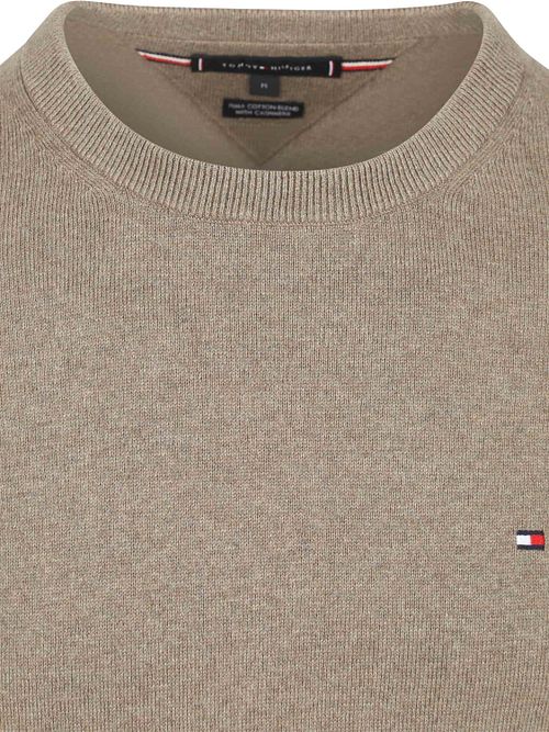 Tommy Hilfiger Pullover Cotton Kaschmir Taupe Product / Detail