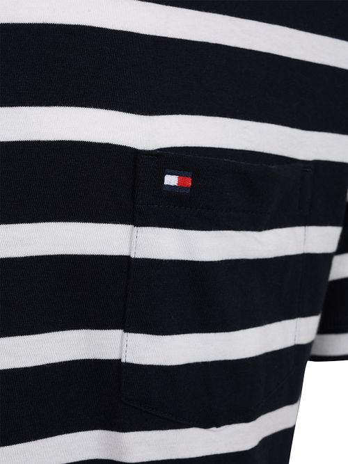 Tommy Hilfiger T-shirt Stripe Dark Blue Product / Detail