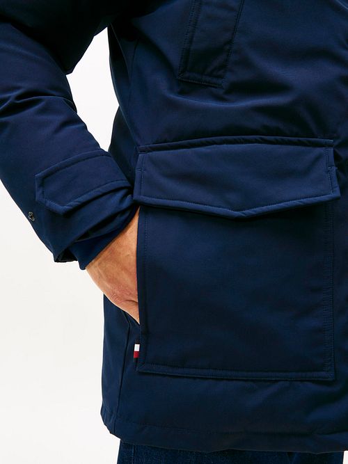 Tommy Hilfiger Parka Rockie Navy Model / Detail